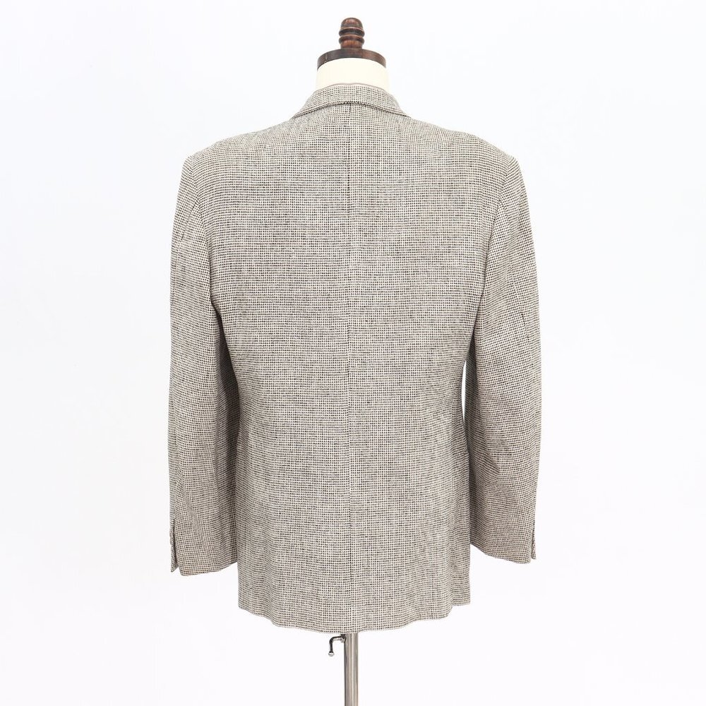 Pal Zileri 42L Beige Solid 2-Button Sport Coat Blazer Jacket O599 - Picture 7 of 11